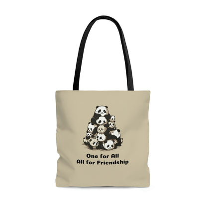 Panda Pile-Up Tote Bag