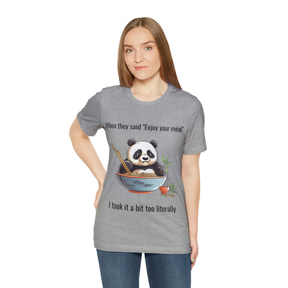 "Panda Feast" Unisex Jersey Short Sleeve Tee