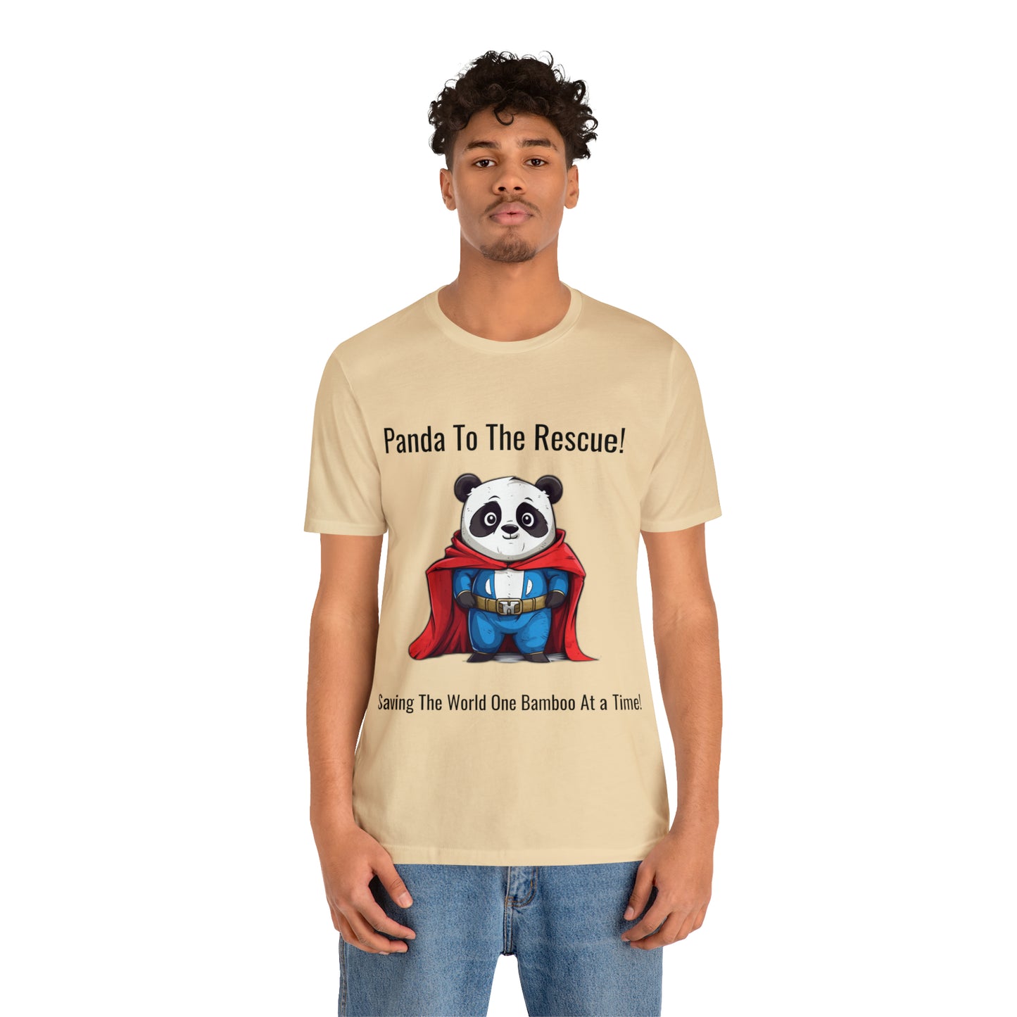 "SuperPanda" Unisex Jersey Short Sleeve Tee