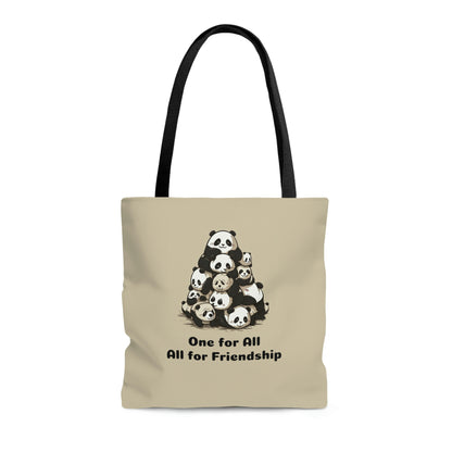 Panda Pile-Up Tote Bag