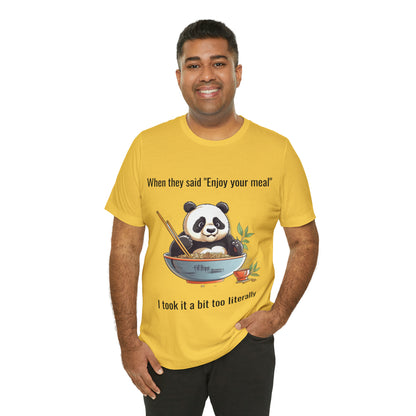 "Panda Feast" Unisex Jersey Short Sleeve Tee