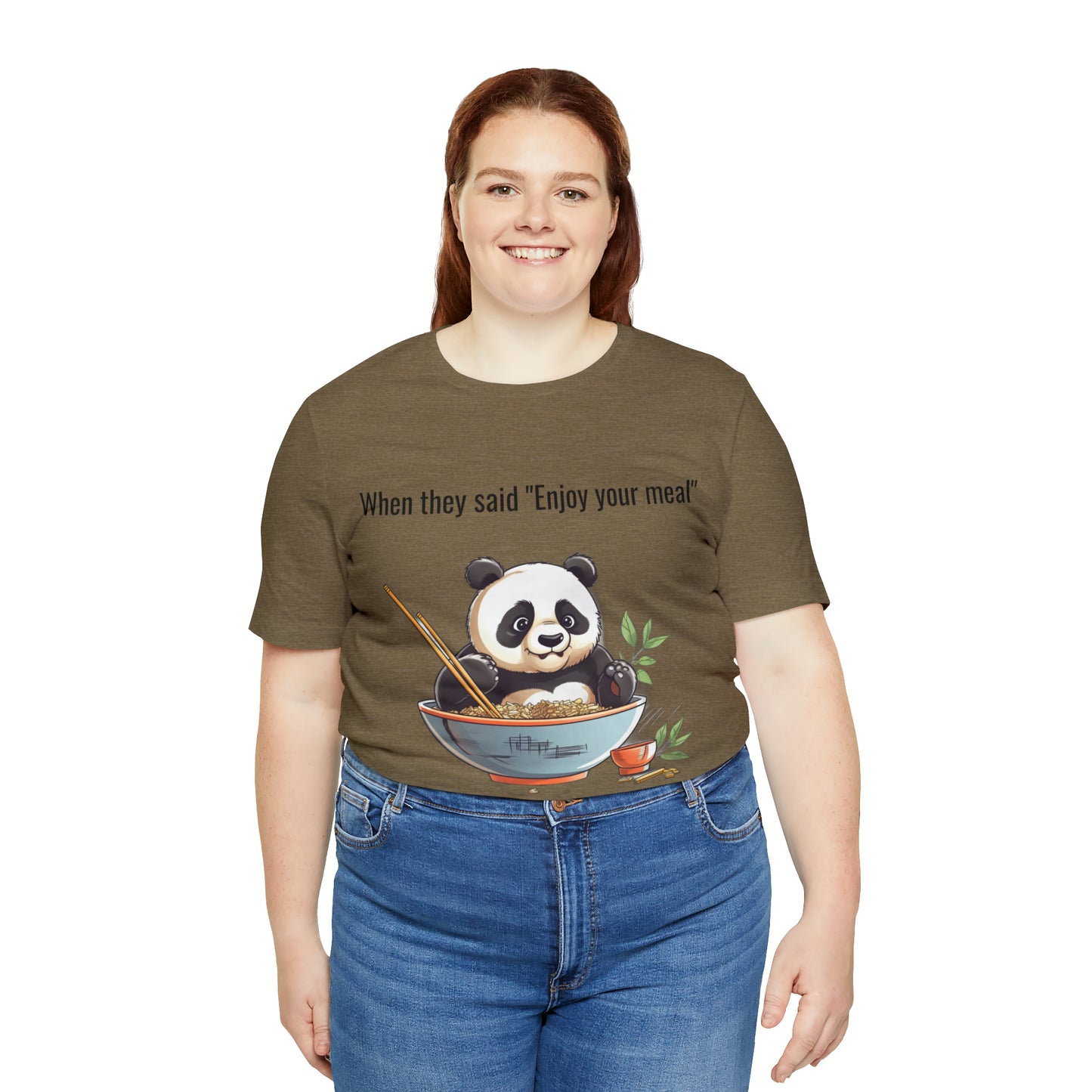 "Panda Feast" Unisex Jersey Short Sleeve Tee