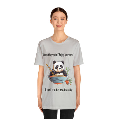 "Panda Feast" Unisex Jersey Short Sleeve Tee