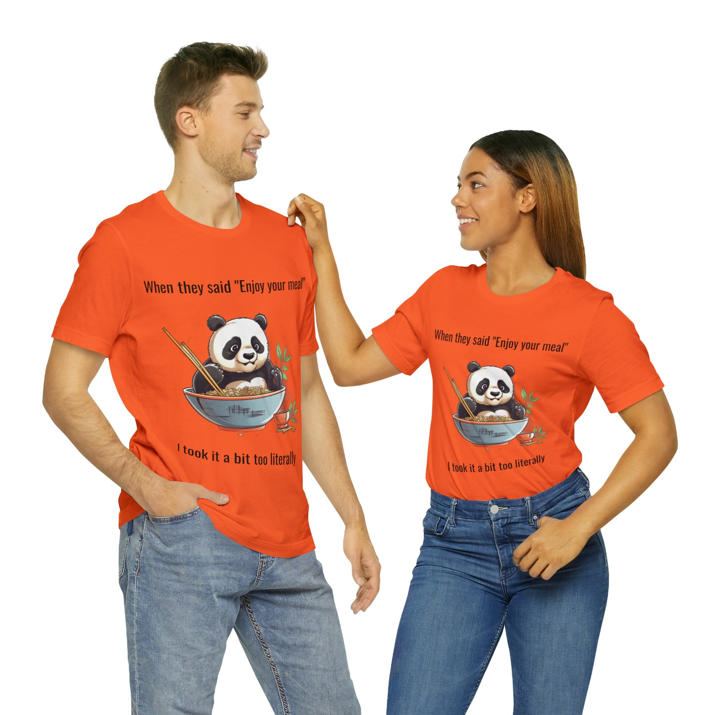 "Panda Feast" Unisex Jersey Short Sleeve Tee