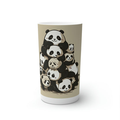 Panda Pile-Up Conical Coffee Mugs