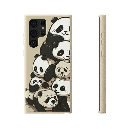 Pile of Pandas Biodegradable Phone Case