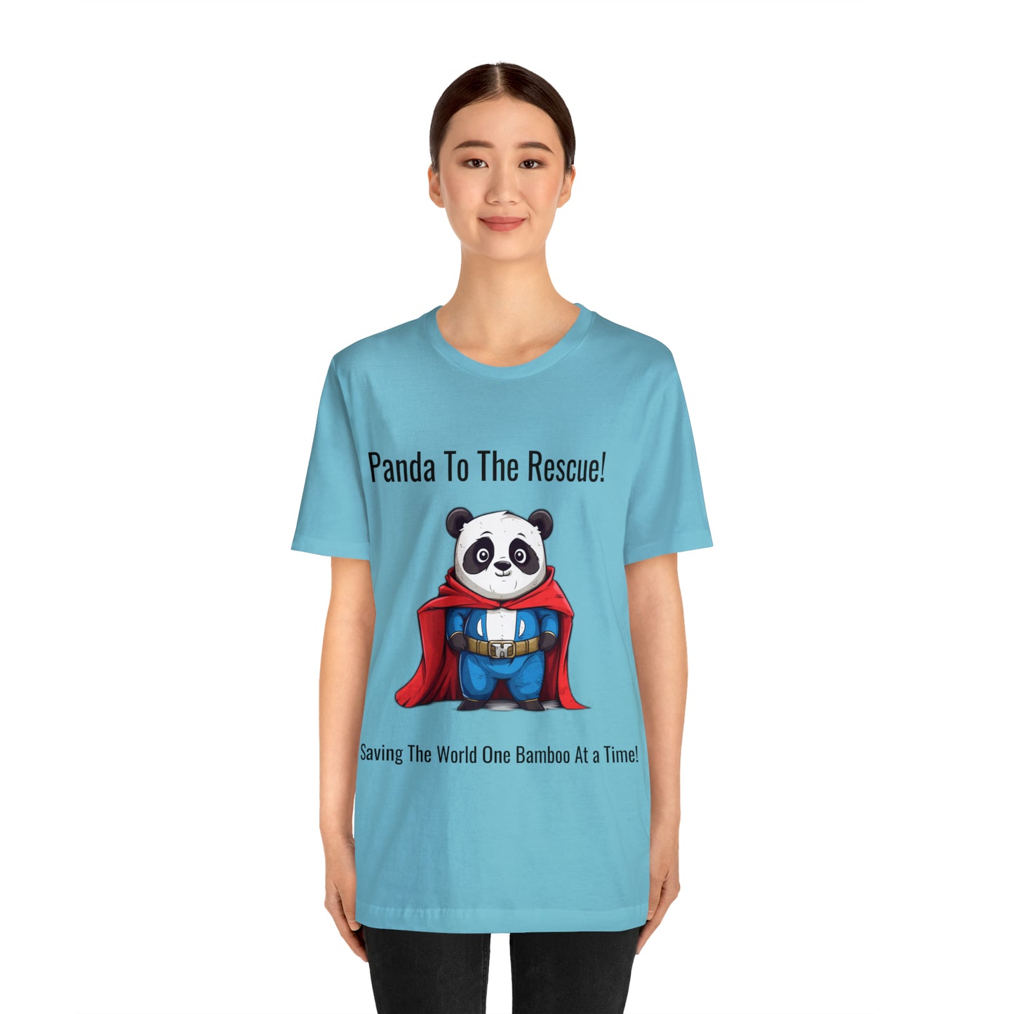 "SuperPanda" Unisex Jersey Short Sleeve Tee