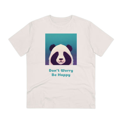 Unisex Organic Panda Pattern T-Shirt