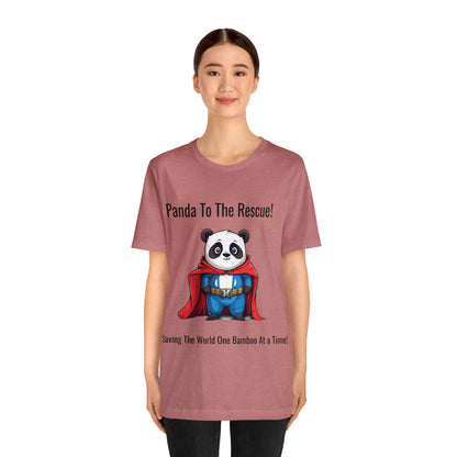 "SuperPanda" Unisex Jersey Short Sleeve Tee