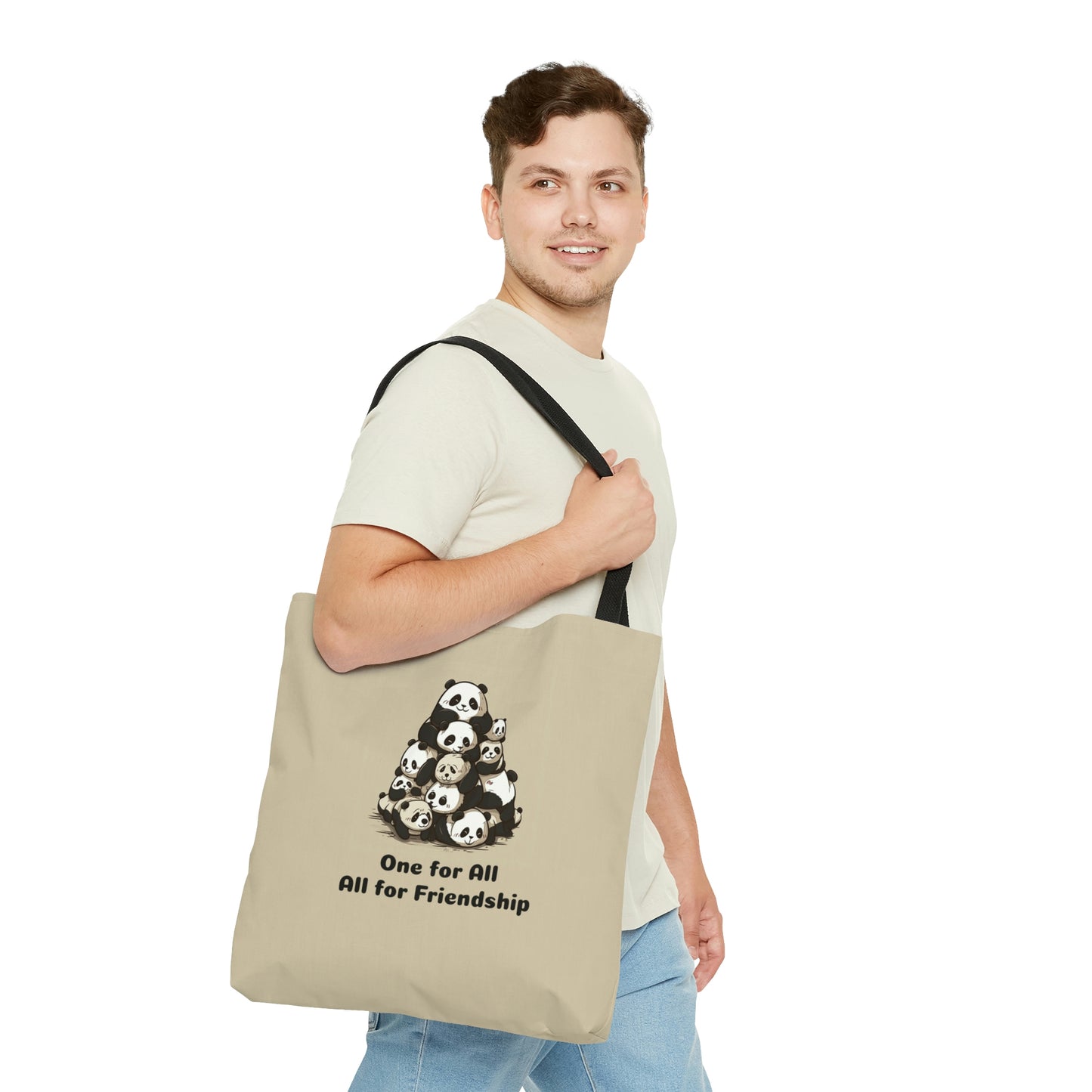 Panda Pile-Up Tote Bag