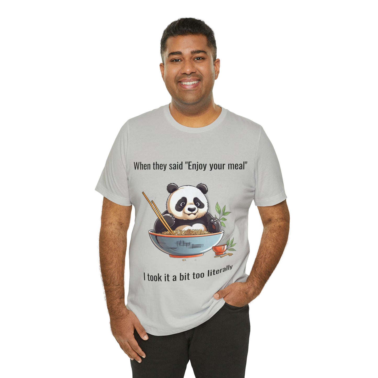 "Panda Feast" Unisex Jersey Short Sleeve Tee