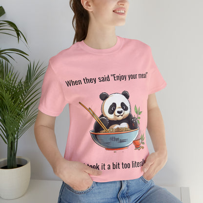 "Panda Feast" Unisex Jersey Short Sleeve Tee