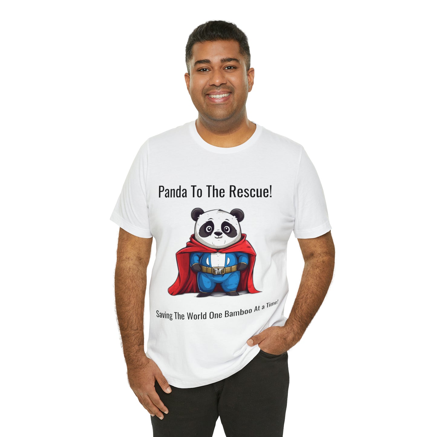 "SuperPanda" Unisex Jersey Short Sleeve Tee