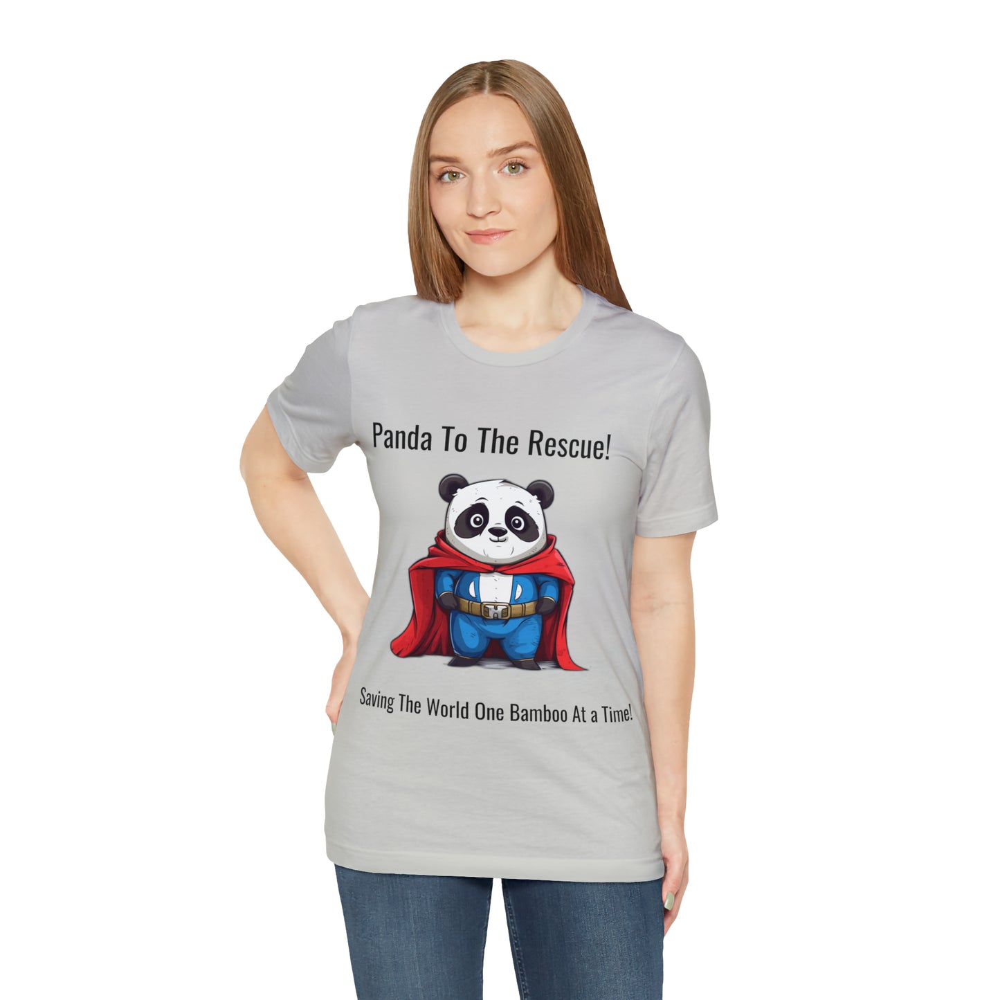 "SuperPanda" Unisex Jersey Short Sleeve Tee