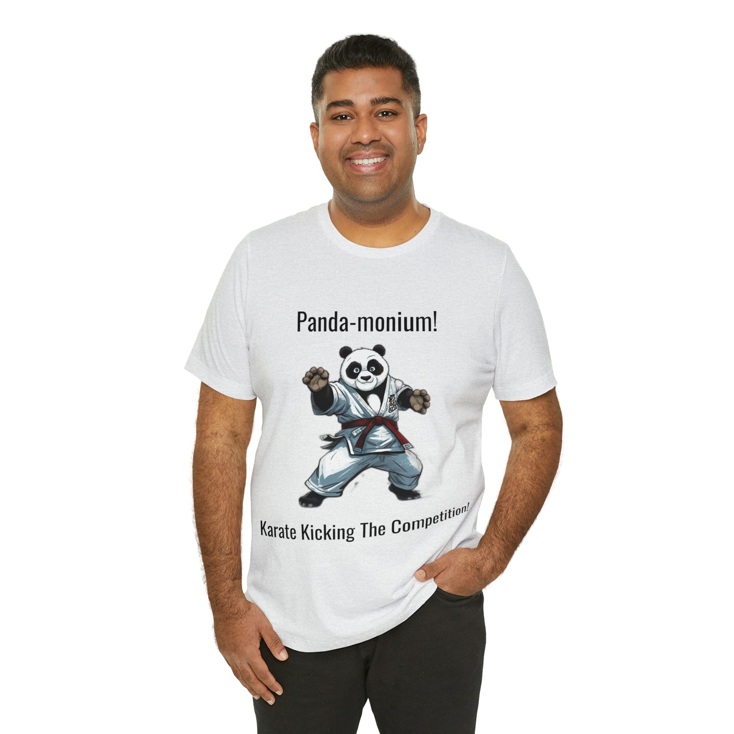 "Karate Kicks with Panda Flair" T-Shirt