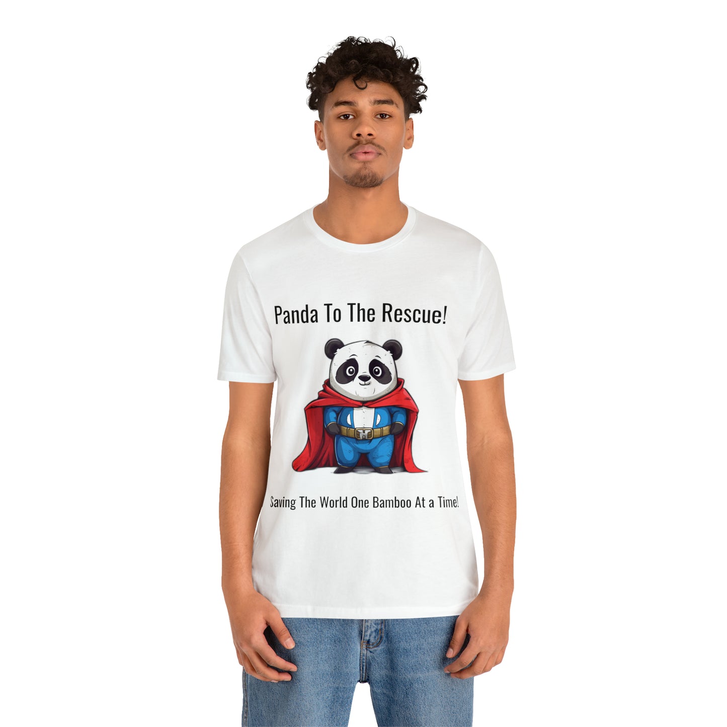 "SuperPanda" Unisex Jersey Short Sleeve Tee