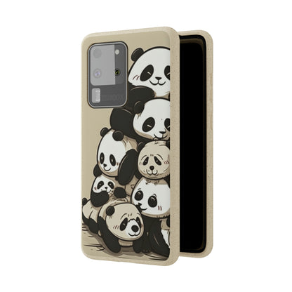 Pile of Pandas Biodegradable Phone Case