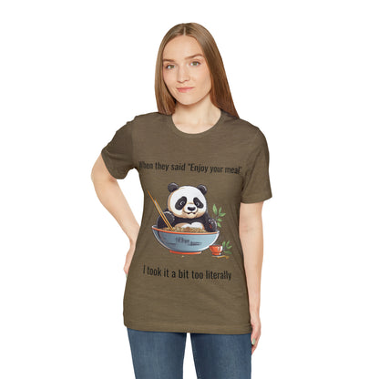 "Panda Feast" Unisex Jersey Short Sleeve Tee