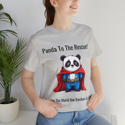 "SuperPanda" Unisex Jersey Short Sleeve Tee