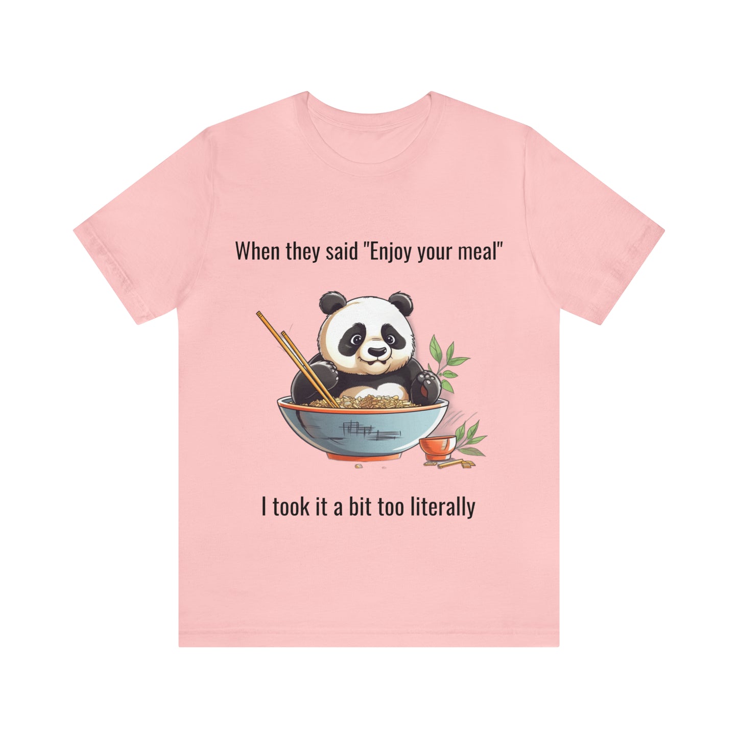 "Panda Feast" Unisex Jersey Short Sleeve Tee