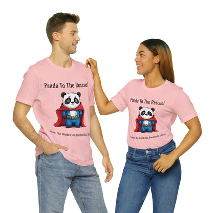 "SuperPanda" Unisex Jersey Short Sleeve Tee