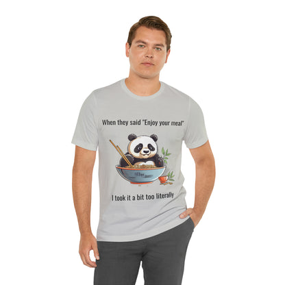 "Panda Feast" Unisex Jersey Short Sleeve Tee