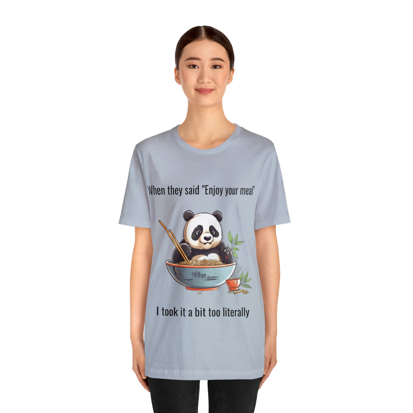 "Panda Feast" Unisex Jersey Short Sleeve Tee