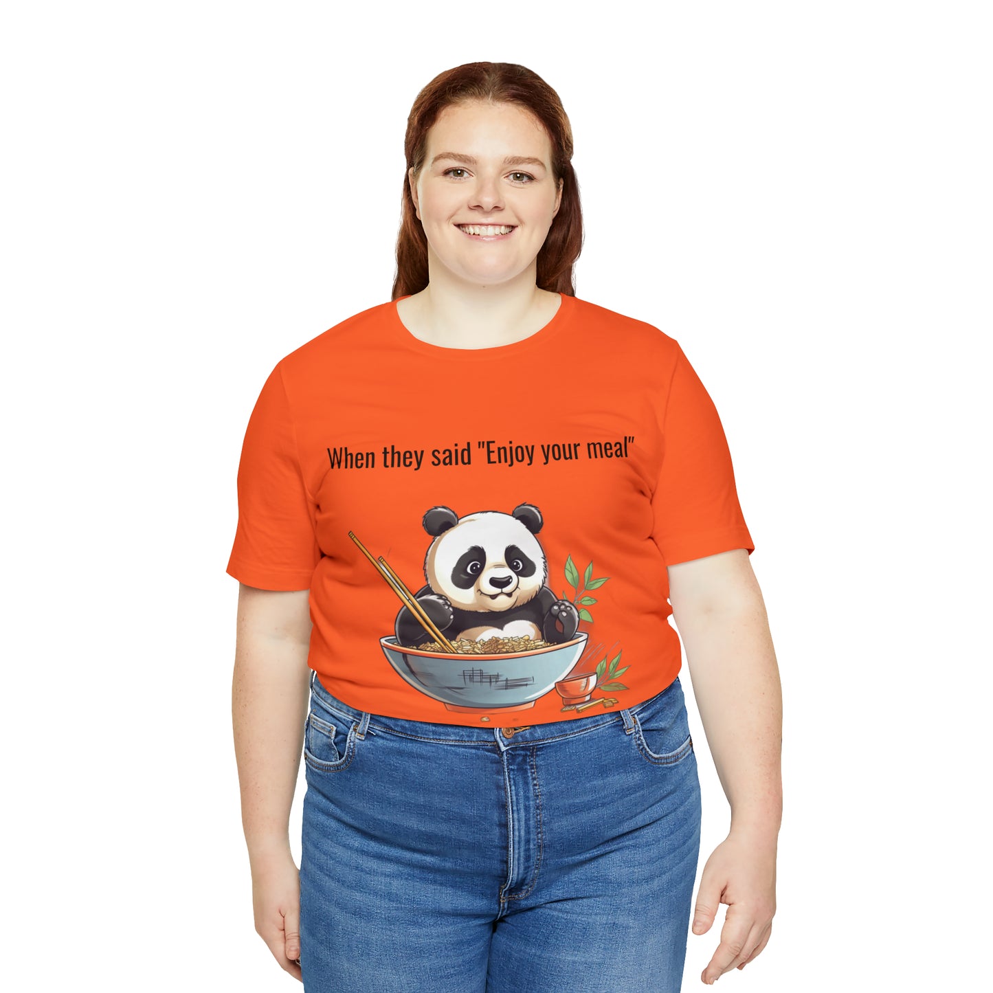 "Panda Feast" Unisex Jersey Short Sleeve Tee