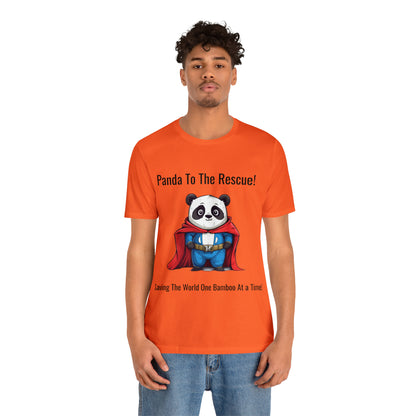 "SuperPanda" Unisex Jersey Short Sleeve Tee